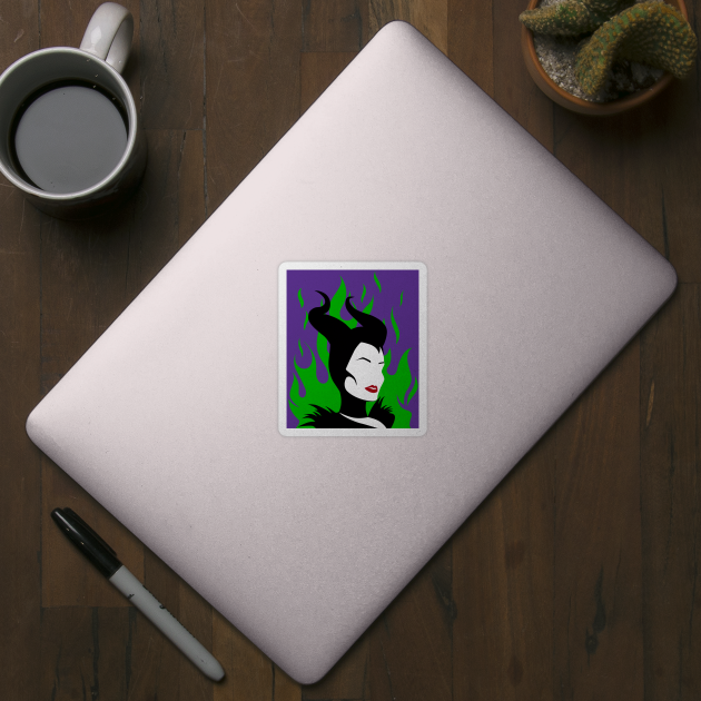 Minimal Malificent by PaprikaPanda